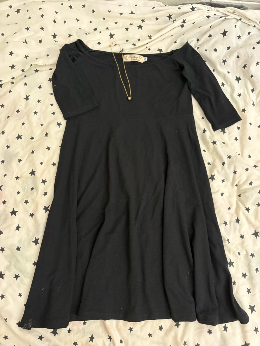 Vintage Fighting Eel: Black Dress